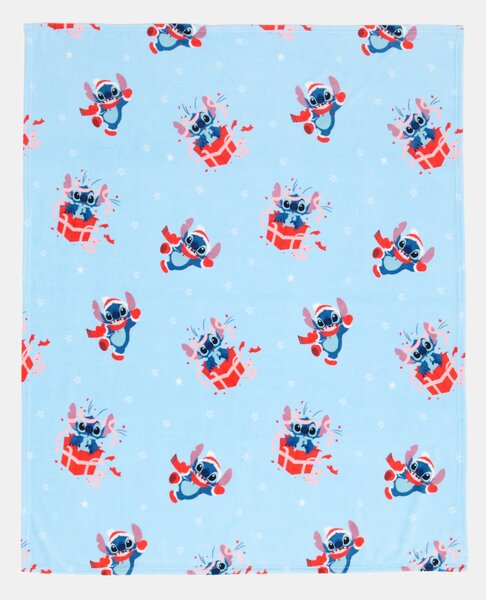 Sinsay - Dětská vánoční deka Stitch - modrá