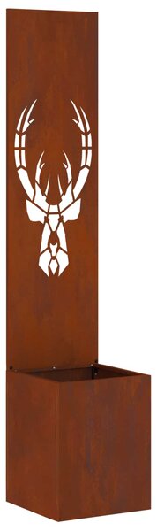 Soukromí na zahradě Rezavá 32 x 150 cm Povětrnostně odolná ocel
