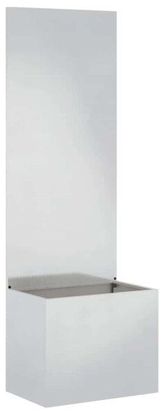 Soukromí na zahradě Stříbrná 50 x 32 x 150 cm Nerezová ocel