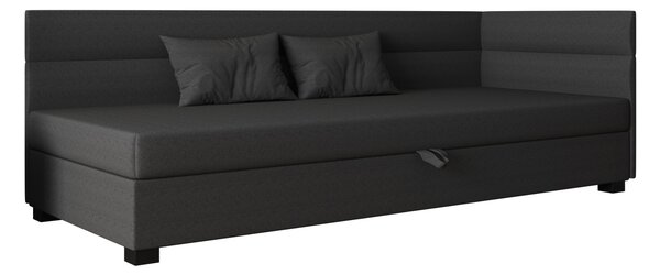 Jednolůžková čalouněná postel 120x195 NALINDA PLUS 1 - šedá