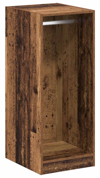 Šatní skříň s policí s úložištěm Staré dřevo 41 x 48 x 102 cm