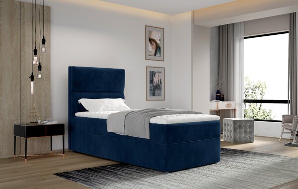 Eltap Čalouněná postel Arco s úložným prostorem 90x200 Materiál a barva potahu: Monolith 09 - krémová, Rozměr: 90x200