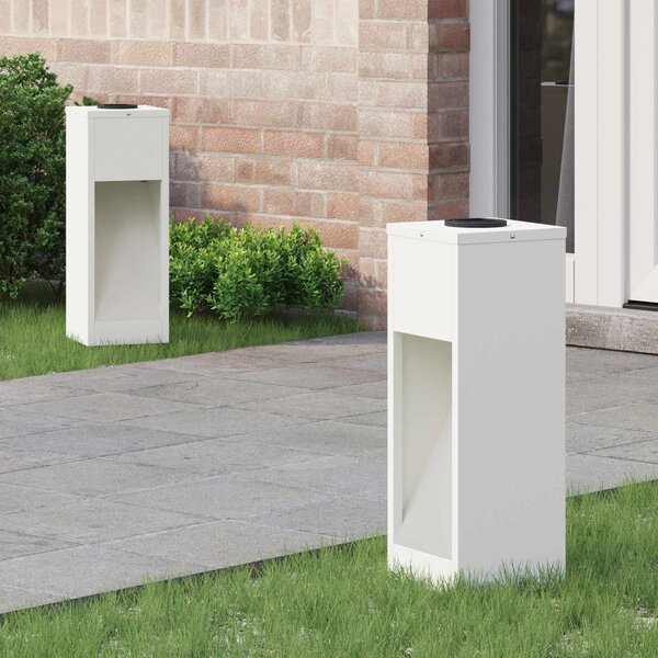 Solární LED osvětlení cesty 2 pcs Teplá bílá 18 x 18 x 50 cm