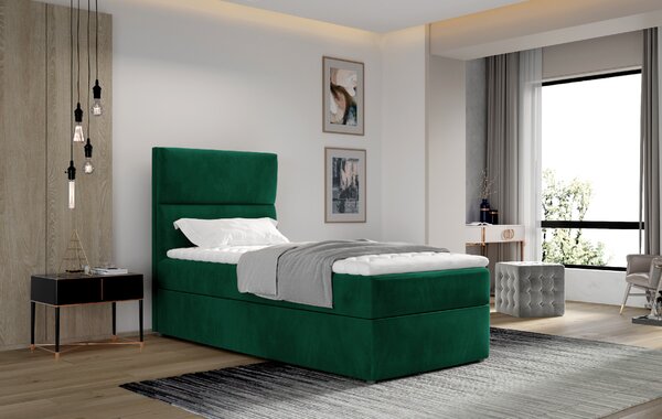 Eltap Čalouněná postel Arco s úložným prostorem 90x200 Materiál a barva potahu: Monolith 09 - krémová, Rozměr: 90x200