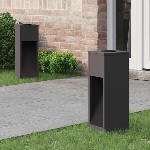 Solární LED osvětlení cesty 2 pcs Teplá bílá 18 x 18 x 50 cm