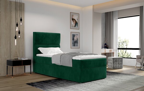 Eltap Čalouněná postel Arco s úložným prostorem 90x200 Materiál a barva potahu: Monolith 09 - krémová, Rozměr: 90x200