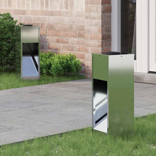 Solární LED osvětlení cesty 2 pcs Teplá bílá 18 x 18 x 50 cm