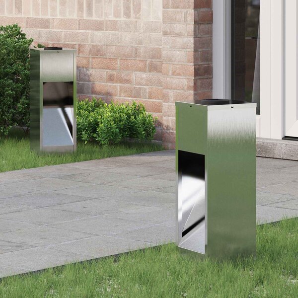 Solární LED osvětlení cesty 2 pcs Teplá bílá 18 x 18 x 50 cm
