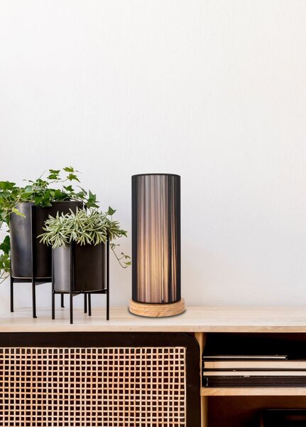 Moderní stolní lampa KIOTO - 1xE27, 40W, černá