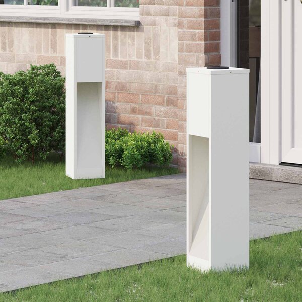 Solární LED osvětlení cesty 2 pcs Teplá bílá 18 x 18 x 80 cm