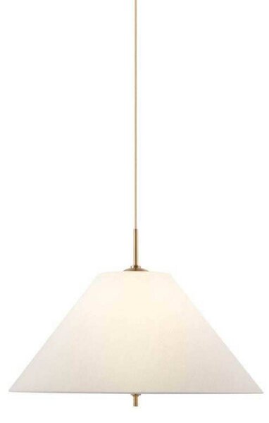 Globen Lighting závěsné světlo IRIS, krémové, Ø 50 cm, stmívatelný, Krémová / jantar, Obývací pokoj / jídelna, Textil / tkanina / hedvábí, Vintage