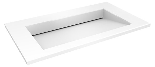 Oltens Stila umyvadlo 120x45 cm obdélníkový nábytkový bílá lesk 40204000