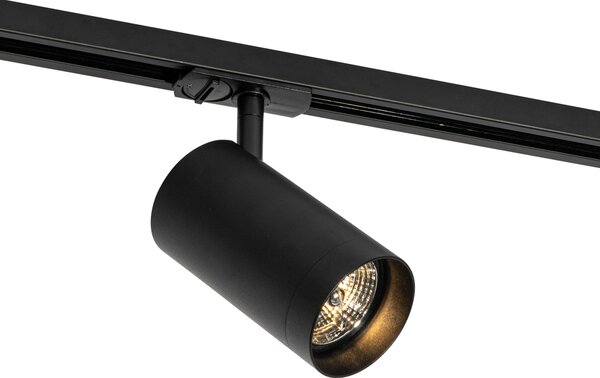 Moderní černé bodové světlo pro 1-fázový kolejnicový systém 70 mm - Iconic Jeana Luxe