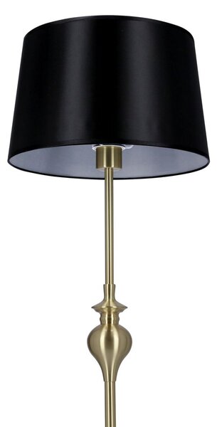 Moderní stojací lampa PRIMA - 1xE27, 60W, zlatá / černá