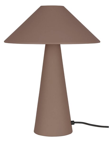 Globen Lighting stolní lampa Cannes, hnědá, výška 40 cm, Hnědá / rez, Obývací pokoj / jídelna, kov, Skandinávský