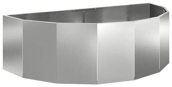 Truhlík Stříbrná 120 x 60 x 35 cm Pozinkovaná ocel