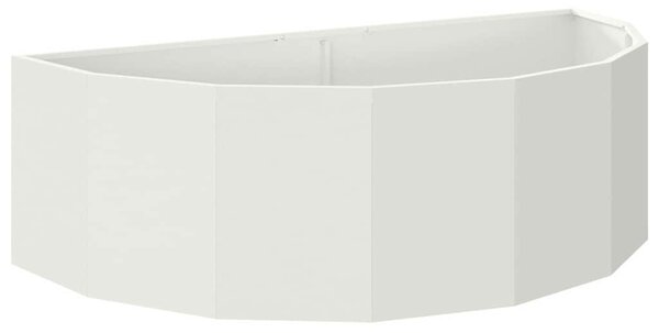 Truhlík Bílá 120 x 60 x 35 cm Ocel