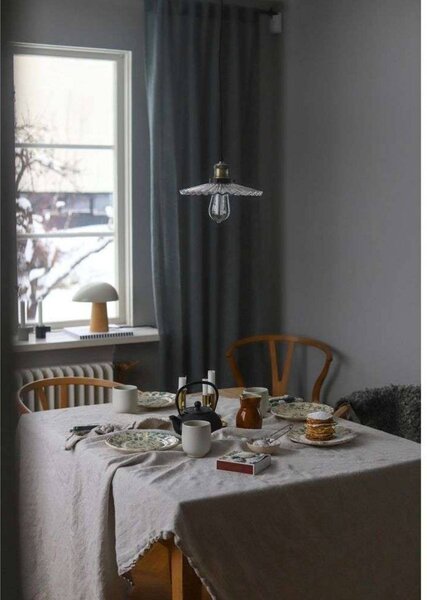 Globen Lighting závěsné světlo COBBLER, čiré, Ø 25 cm, stmívatelný, Čirá / transparetní, Obývací pokoj / jídelna, Sklo, Vintage