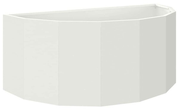 Truhlík Bílá 90 x 45 x 35 cm Ocel