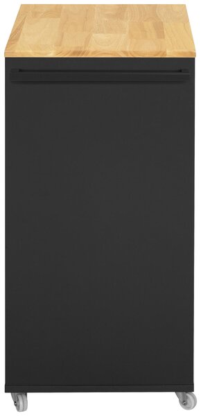 SERVÍROVACÍ VOZÍK, přírodní barvy, černá, 50/38/78 cm MID.YOU - Barové vozíky, Online Only