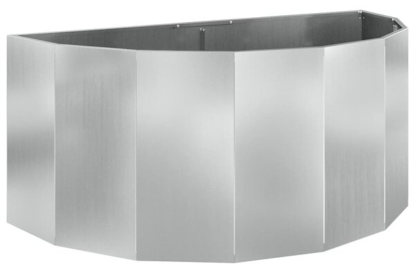 Truhlík Stříbrná 120 x 60 x 50 cm Pozinkovaná ocel