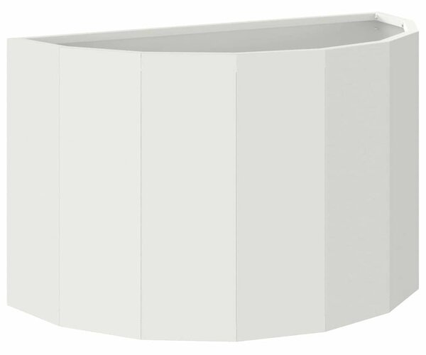 Truhlík Bílá 60 x 30 x 35 cm Ocel
