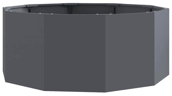 Truhlík Antracit 90 x 90 x 35 cm Ocel