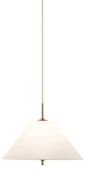 Globen Lighting závěsné světlo IRIS, krémové, Ø 25 cm, stmívatelný, Krémová / jantar, Obývací pokoj / jídelna, Textil / tkanina / hedvábí, Vintage