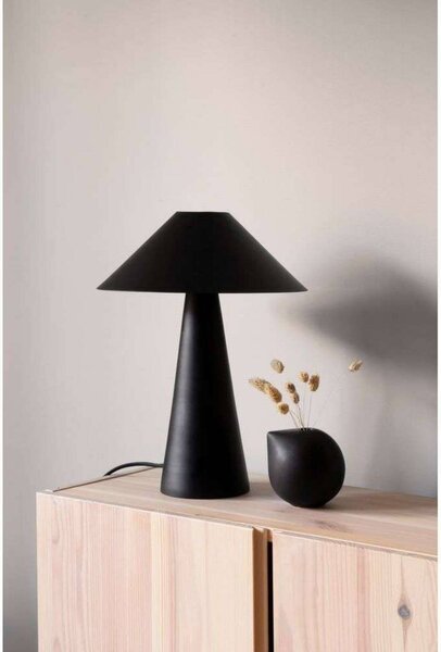 Globen Lighting stolní lampa Cannes, černá, výška 40 cm, Černá, Obývací pokoj / jídelna, kov, Skandinávský