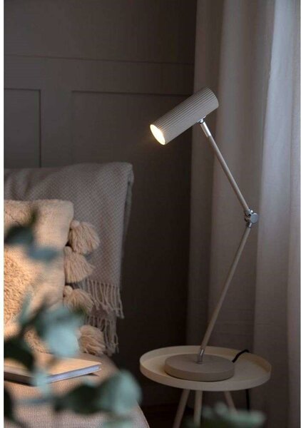 Globen Lighting stolní lampa Hubble READ, béžová, výška 45, Krémová / jantar, Obývací pokoj / jídelna, kov, Design, Stolní lampa