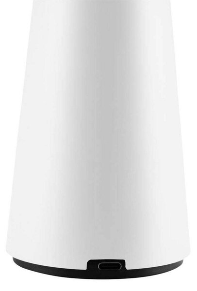 Globen Lighting Akumulátorová stolní lampa Cannes, bílá, 26 cm IP44, stmívatelný, Bílá / opál, Obývací pokoj / jídelna, Plast, Skandinávský
