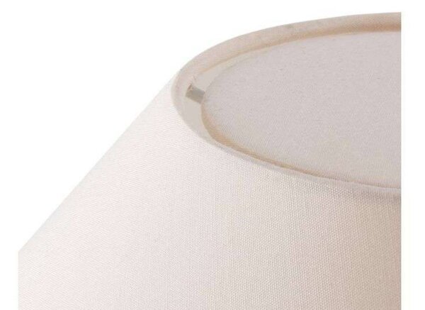 Globen Lighting stolní lampa IRIS, krémová, výška 51 cm, Krémová / jantar, Obývací pokoj / jídelna, Textil / tkanina / hedvábí, Vintage