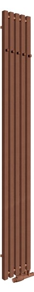 Oltens Stang (s) koupelnový radiátor designově 180x23 cm měděná kartáčovaný 55026610