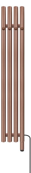 Oltens Stang elektrický radiátor s topným tělesem 120x20.5 cm měděná kartáčovaný 55132610