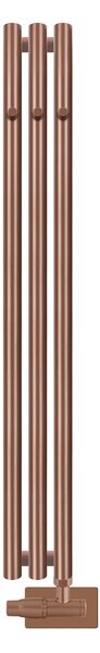 Oltens Stang koupelnový radiátor designově 120x15 cm měděná kartáčovaný 55031610