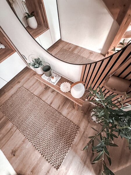 Flair Rugs, Kusový koberec Chunky Jute Sol Natural, 60x150, hnědá, chodba / předsíň