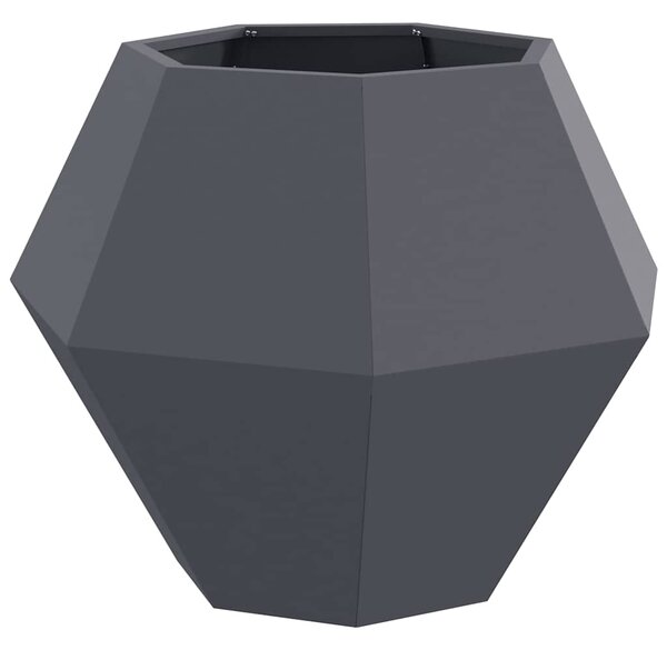 Truhlík Antracit 75 x 75 x 60 cm Ocel