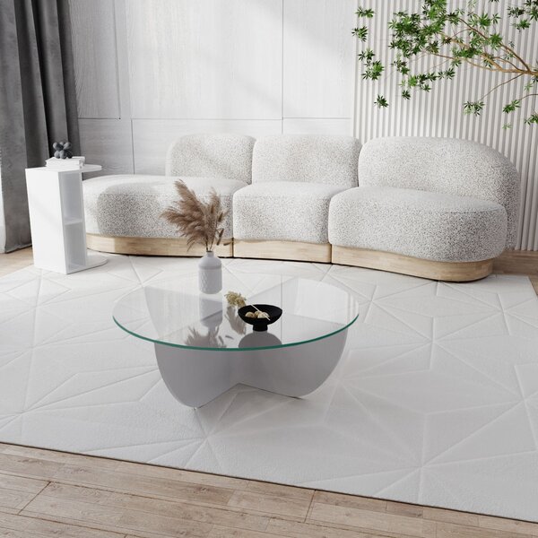 Kalune Design Konferenční stolek Lily bílý
