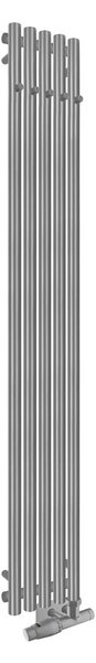 Oltens Stang koupelnový radiátor designově 180x26 cm nikl 55017910