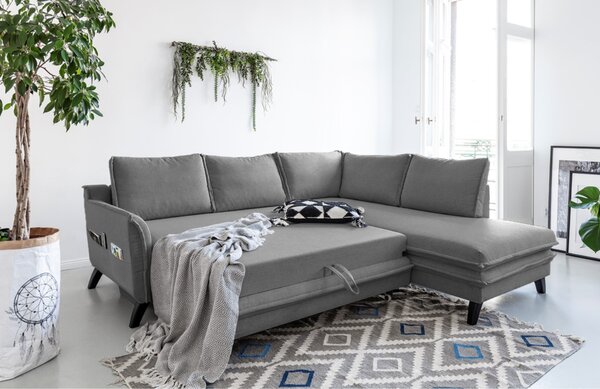 -25 % Dny MOMENTI– Miuform Rozkládací pohovka Charming Charlie 234 cm, pravá