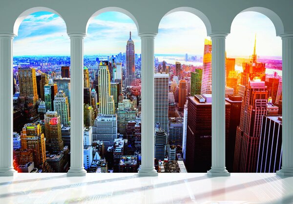 Fototapeta - Pohled na New York City (152,5x104 cm)