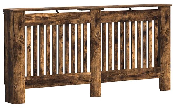 Kryt radiátoru Kouřový dub 172 x 19 x 81,5 cm Kompozitní dřevo