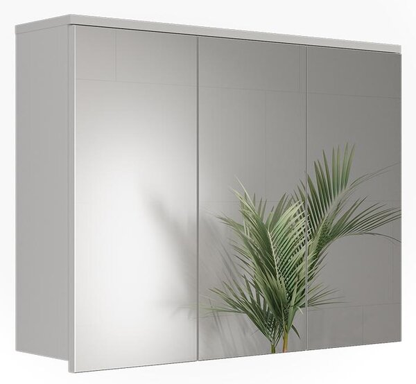 Koupelnová zrcadlová skříňka Vicco Ruben Bílá/Řemeslný dub 80.2 x 62 cm, Model 62908