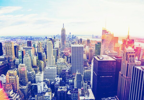 Fototapeta - Pohled na New York City (152,5x104 cm)