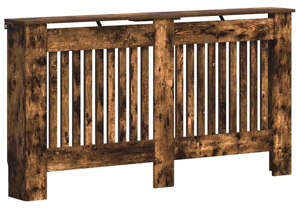 Kryt radiátoru Kouřový dub 152 x 19 x 81,5 cm Kompozitní dřevo