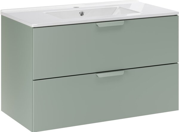 Sada umyvadlo Comad Lava UM-CFP LAVA 80D DP, skříňka Comad Aster Green ASTER GREEN 82-80-46-2S