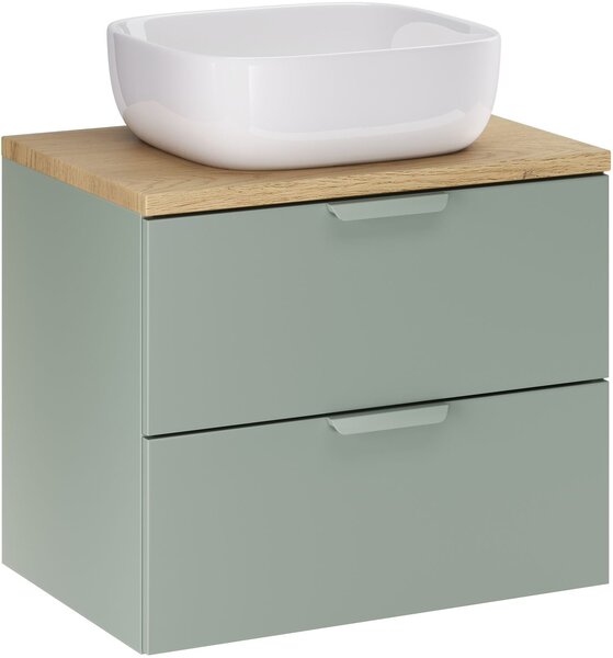 Sada skříňka Comad Aster Green ASTER GREEN 82-60-46-2S, umyvadlo Comad Smile UM-6252SMILE40DP, CREMONA 89-60-46 M