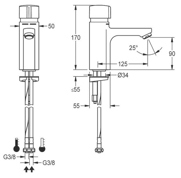 Stojanový mixér KWC AR, F5, hydr., mixér, 5l