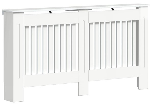 Kryt radiátoru Bílá s vysokým leskem 152 x 19 x 81,5 cm