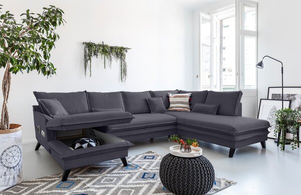 -25 % Dny MOMENTI– Miuform Rozkládací pohovka Charming Charlie 302 cm, pravá